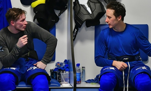 «Барыс» показал забавное видео с одним из лучших бомбардиров сезона КХЛ