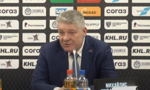 Видео послематчевой пресс-конференции игры КХЛ «Барыс» — «Йокерит» 1:4