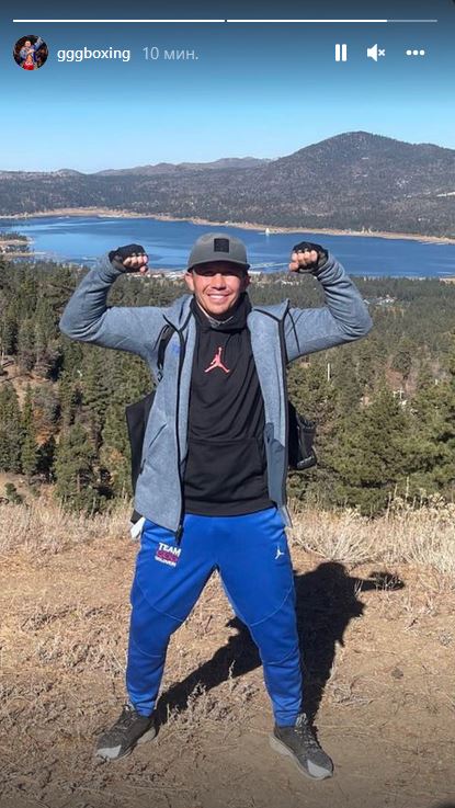 Головкин поделился новым фото из тренировочного лагеря