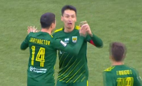 Видео гола Тагыбергена матча Кубка Казахстана «Шахтер» — «Тобол»