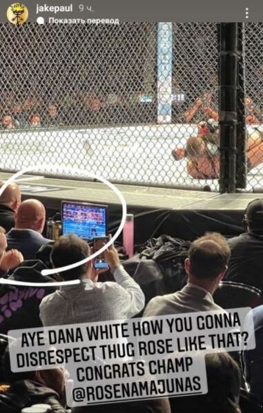 Дана Уайт по время турнира UFC попался на просмотре боя «Канело» и получил порцию критики. Фото