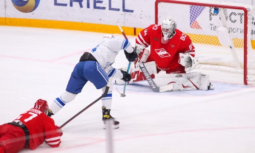 Фоторепортаж с матча КХЛ «Спартак» — «Барыс» 5:2