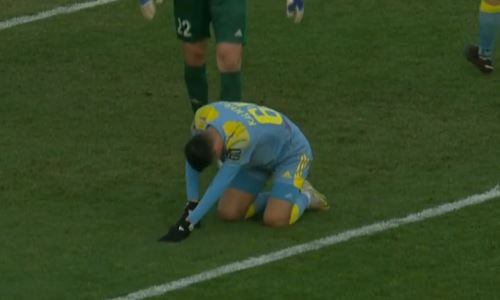 Видео автогола Калмырзы матча Кубка Казахстана «Кайрат» — «Астана»