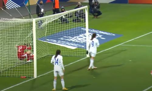 Видеообзор матча отбора ЧМ-2023 среди женщин Франция — Казахстан 6:0