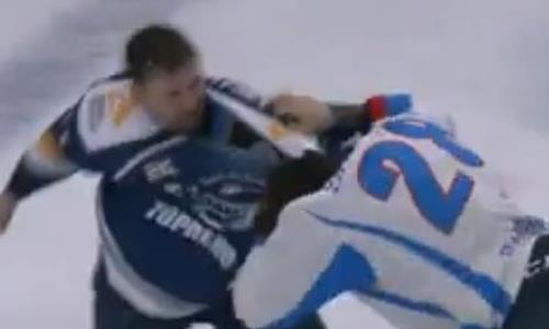 В матче чемпионата Казахстана произошла жестокая драка. Видео