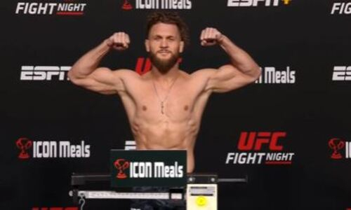 Уроженец Казахстана сделал вес перед боем на турнире UFC с участием Жумагулова. Видео