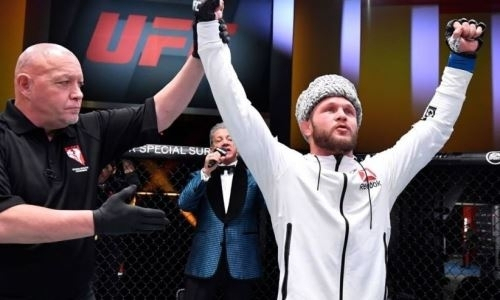 Боец UFC из Казахстана вызвал на бой знаменитого американского актера после победы нокаутом