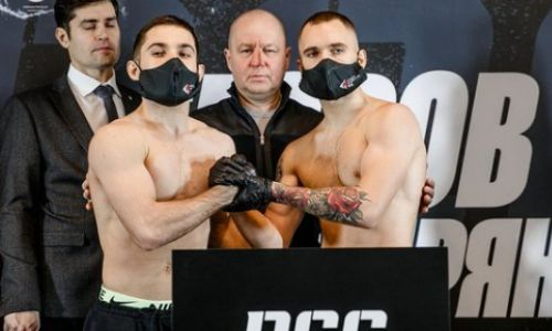 Казахстанский боксер прошел взвешивание перед вечером бокса с боем за титул «суперчемпиона»