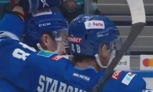 «Барыс» преодолел отметку в 100 заброшенных шайб в сезоне. Видео