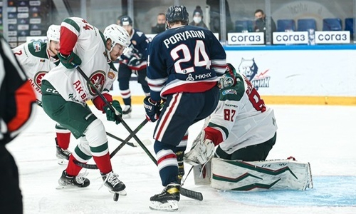 Конкурент «Барыса» за плей-офф КХЛ крупно проиграл перед поездкой в Нур-Султан. Видео