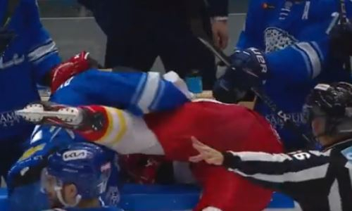 Нападающий «Барыса» нашел «нового Головкина» в своей команде. Видео