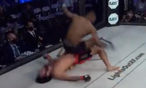 Боец даже не шевелился. Видео жуткого нокаута коленом на турнире в США