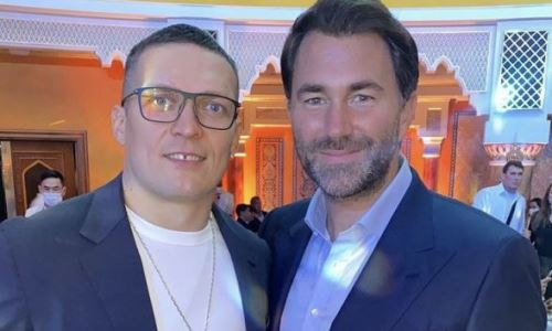 Усик ворвался на интервью промоутера Головкина и выдал жесть. Видео