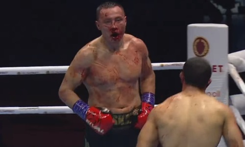 Сенсационным поражением и сломанным носом непобежденного казахстанского нокаутера завершился бой в Нур-Султане