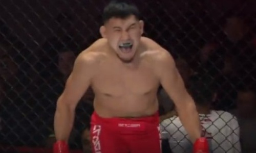 В ММА появился король сабмишнов из Казахстана. Видео
