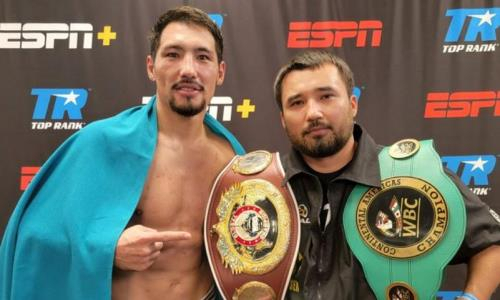 Жанибек Алимханулы заручился влиятельной поддержкой перед боем за титул чемпиона мира