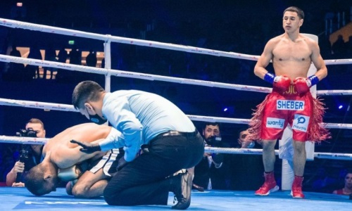 Нокаут за 45 секунд вернул непобежденного казахстанского боксера в мировой рейтинг
