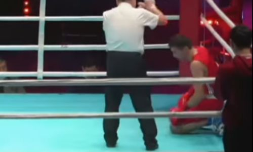«Почтальон постучался». Нокаут на чемпионате Казахстана по боксу восхитил AIBA. Видео