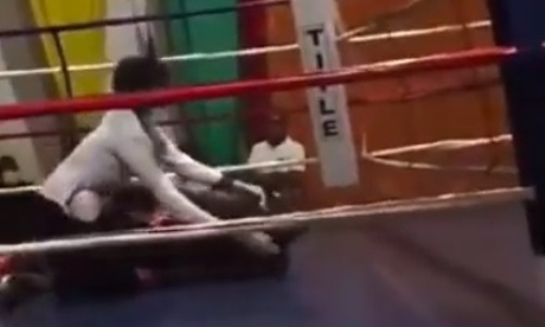 В новом году сразу же появился претендент на лучший нокаут месяца. Видео