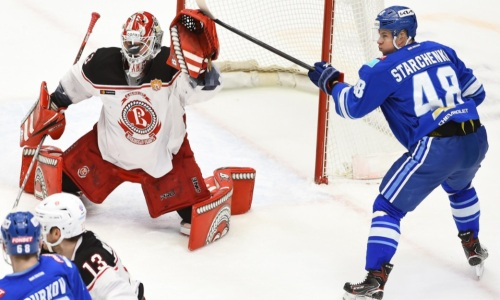 Назван победитель матча КХЛ «Витязь» — «Барыс»