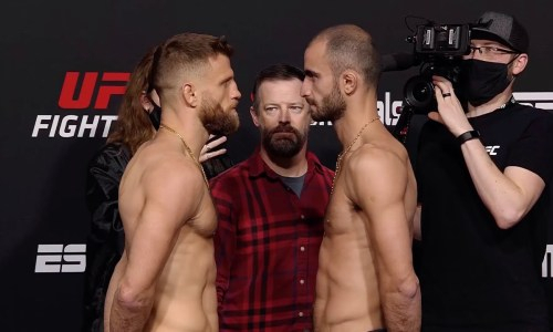 Прямая трансляция турнира UFC on ESPN 32 с главным боем Каттар — Чикадзе