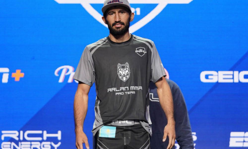 Известный казахстанский боец перед дебютом в промоушне Хабиба провел тренировку со звездой UFC. Фото