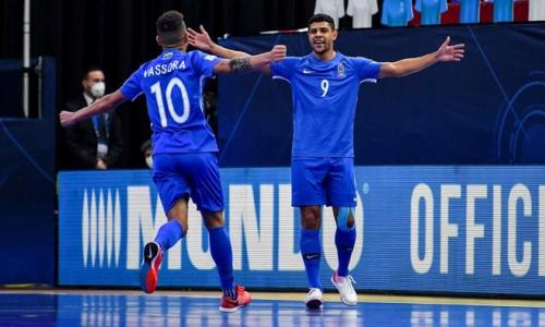 Камбэком с феерией бразильцев завершился матч Грузия — Азербайджан на Евро-2022 по футзалу с участием Казахстана