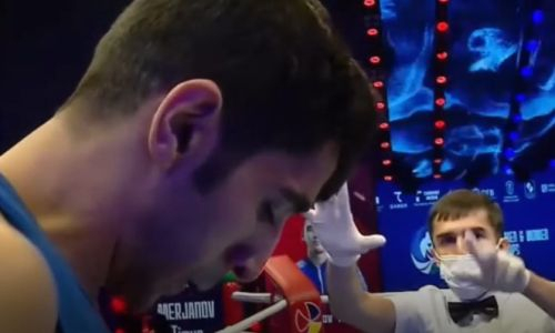 Узбекистан оформил второй брутальный нокаут за день на чемпионате Азии по боксу. Видео