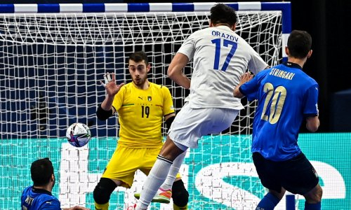 Видео разгромной победы Казахстана над Италией в решающем матче Евро-2022 по футзалу