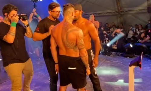 Обязательный соперник Алимханулы устроил потасовку с бойцом ММА. Видео