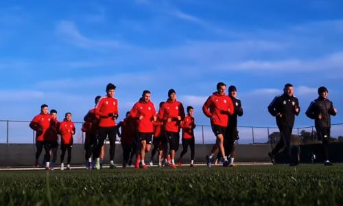 «Актобе» показал видео с УТС в Турции