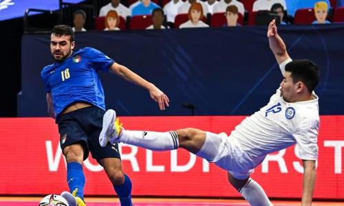 Фоторепортаж с матча Евро-2022 Казахстан — Италия 4:1