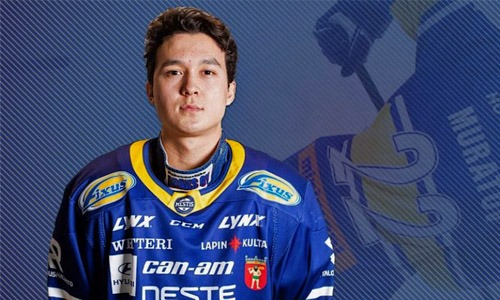 Молодой казахстанский хоккеист признан лучшим игроком месяца в финской лиге