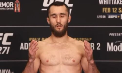 Сергей Морозов прошел взвешивание перед третьим боем в UFC. Видео