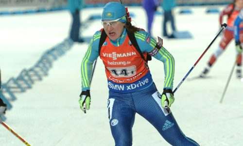 Казахстанская биатлонистка выступила в гонке преследования на Олимпиаде-2022