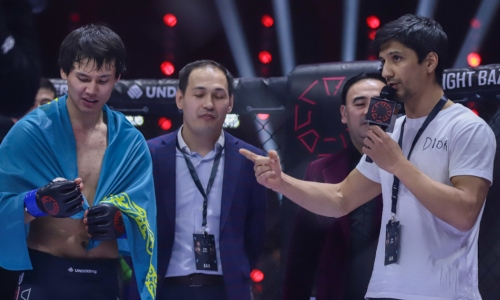 Узбекистанский актер бросил вызов казахстанскому бойцу в октагоне и получил смелый ответ. Видео