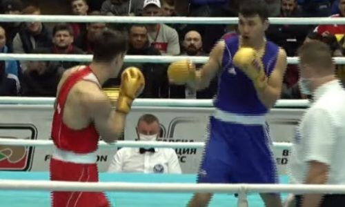 Казахстанский боксер отправил отдыхать призера чемпионата мира из России