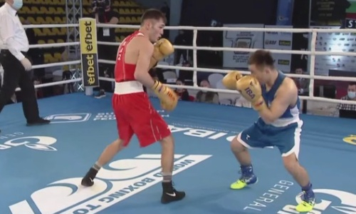Видео боя казахстанца с олимпийским чемпионом из Узбекистана за «золото» «малого чемпионата мира» по боксу