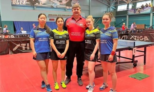 Казахстанский клуб по настольному теннису удержал лидерство в командном чемпионате Федерации