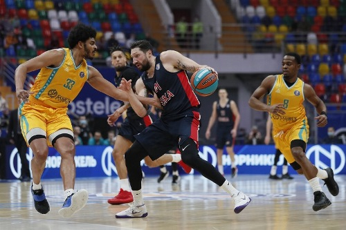 Фоторепортаж с матча Единой лиги ВТБ ЦСКА — «Астана» 84:65