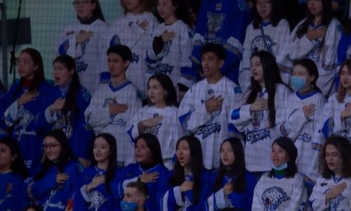 «Мурашки по коже». КХЛ опубликовала ролик с исполнением гимна Казахстана