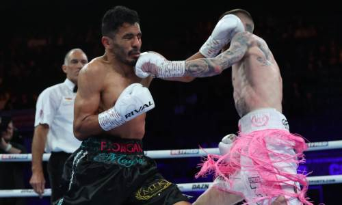 Экс-соперник Джукембаева дважды побывал в нокдауне и проиграл брутальным нокаутом. Видео