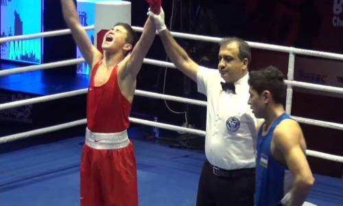 Казахстан победил Узбекистан в юниорских финалах чемпионата Азии по боксу. Видео