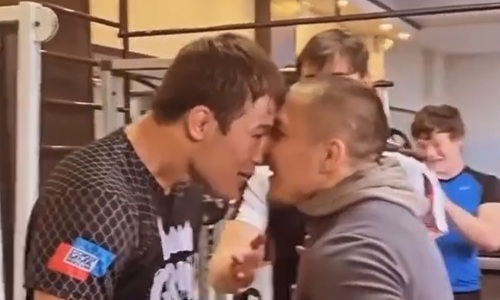Шавкат Рахмонов и «Казахстанский Макгрегор» зарубились в зале и выявили сильнейшего. Видео