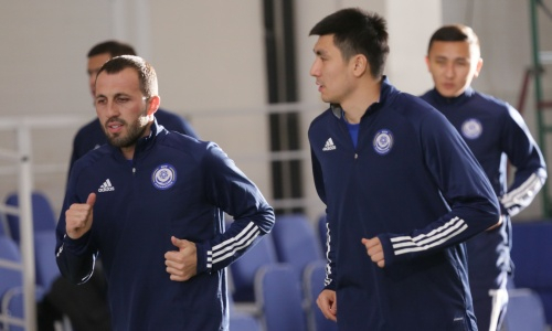 Сборная Казахстана провела первую тренировку перед матчем с Молдовой