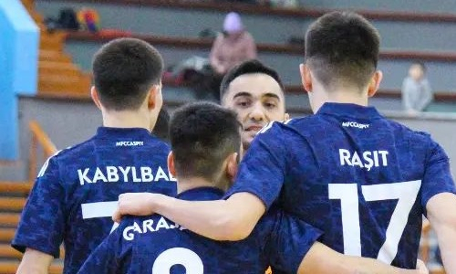 «Каспий» разгромил «Окжетпес» в матче с 11-ю голами в матче чемпионата Казахстана