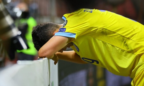 Казахстан на везении вырвал победу в Лиге наций. Видео