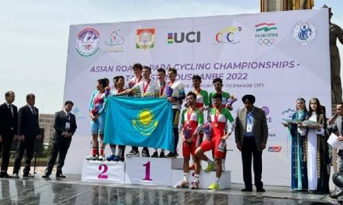 Казахстан завоевал «золото» в командной гонке на чемпионате Азии по велоспорту