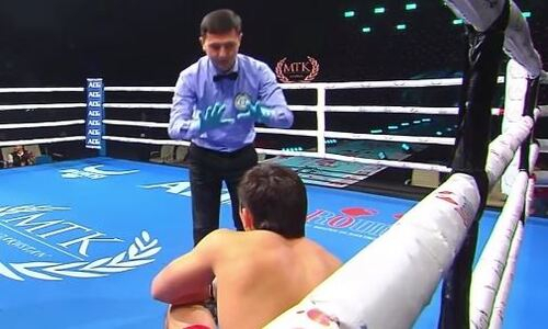 Казахстанский чемпион с двумя титулами за 70 секунд нокаутировал соперника. Видео