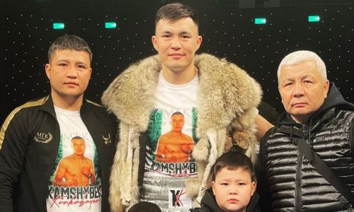 Камшыбек Кункабаев обратился к болельщикам после победы нокаутом над узбекистанцем